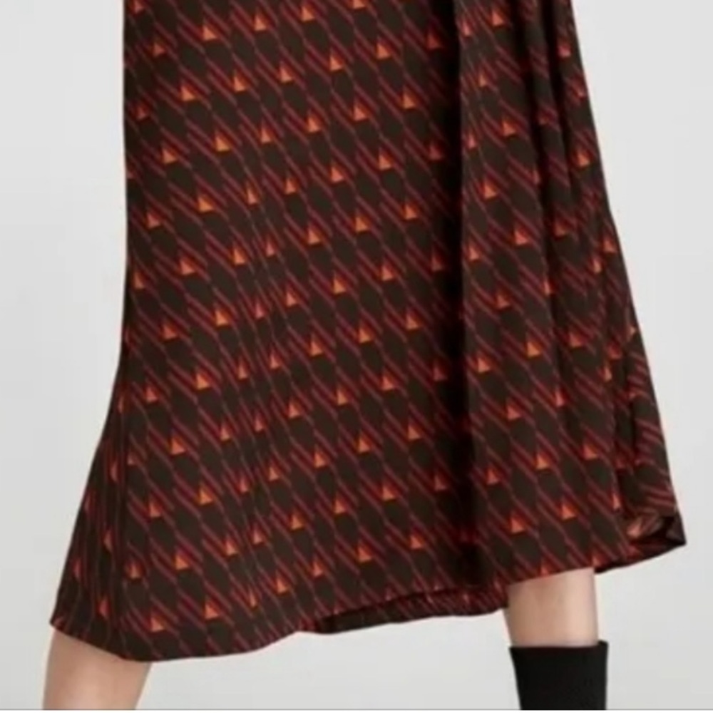 Zara Geometric printed midi skirt - Picture 8 of 10